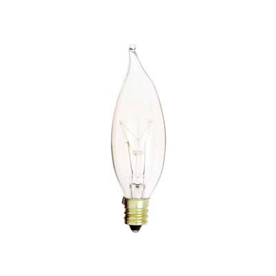 Satco S3273 15ca8 15w Incandescent W/ Candelabra Base, 120v Bulb - Pkg Qty 25