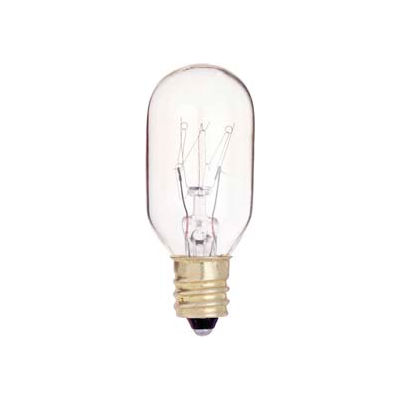 Satco S3905 15t7c 15w Incandescent W/ Candelabra Base Bulb - Pkg Qty 10