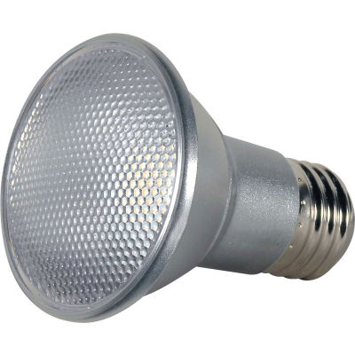 Satco S9401 7W PAR20 LED 25' Beam Spread Medium Base 3000K Dimmable IP65