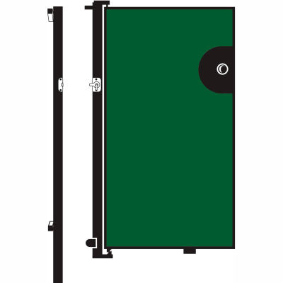 Screenflex 5'H Door - Mounted to End of Room Divider - Vinyl-Mint