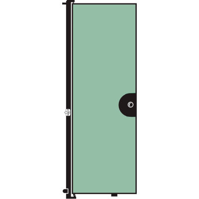 Screenflex 8'H Door - Mounted to End of Room Divider - Vinyl-Mint
