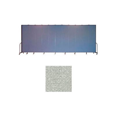 Screenflex 11 Panel Portable Room Divider, 8'H x 20'5"L, Vinyl Color: Mint