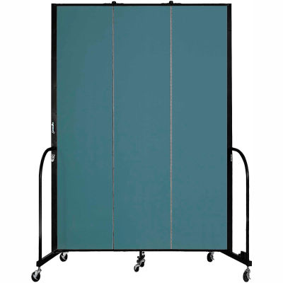 Download Screenflex 3 Panel Portable Room Divider, 8'H x 5'9"L, Fabric Color: Lake | B227321 ...