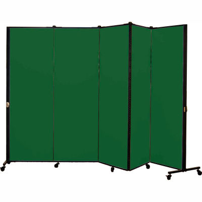 Healthflex Portable Medical Privacy Screen, 5-Panel, Mallard
