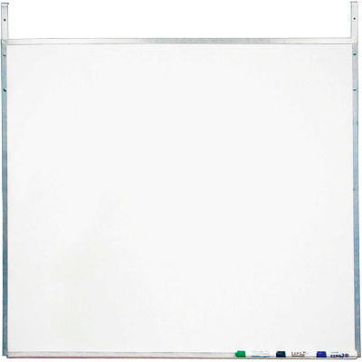 Screenflex White Melamine Marker Board with Strap Hangers