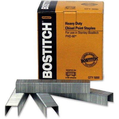 Stanley Bostitch® Heavy-Duty Staples 60 Sheet Capacity 3/8", 5000/BX
