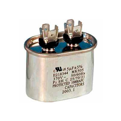 Supco® CD35+5X370, 35 + 5 MFD, 370V, Run Capacitor, Oval - Pkg Qty 5