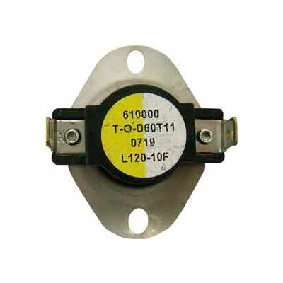 Supco Therm-O-Disc General Purpose Thermostat 180-160 - Min Qty 12