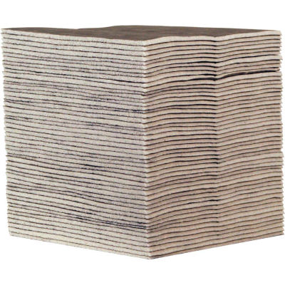 EverSoak® Heavy-Duty Absorbent Pads, 23.5 Gallon Capacity, 15" x 19", 50 Pads/Case