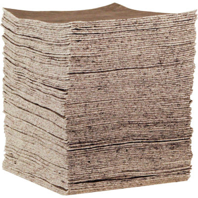 EverSoak® Light-Duty Absorbent Pads, 24 Gallon Capacity, 15" x 19", 100 Pads/Case