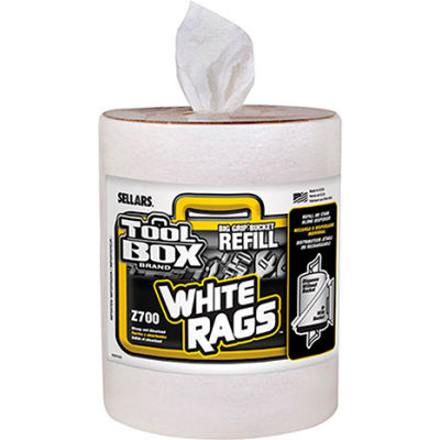 Toolbox® Z700 Big Grip® Bucket Refill Rags, 260 Sheets/Bucket 6/Case