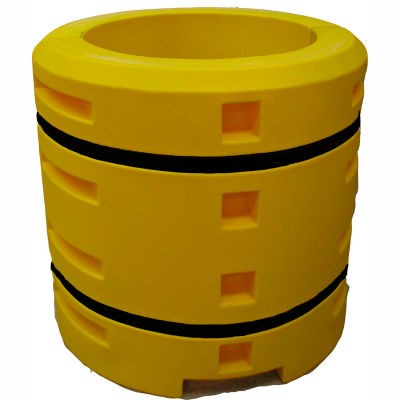 Column Sentry® Column Protector, 30" Diameter Round Opening, 44" O.D. x 42"H, Yellow