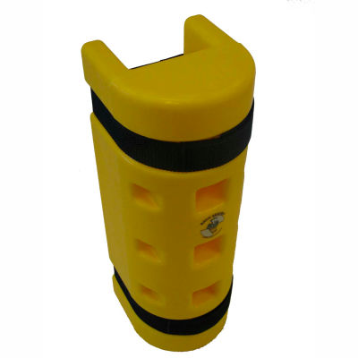 Rack Sentry® Rack Protector, 4" x 3" Opening, 18"H, Yellow