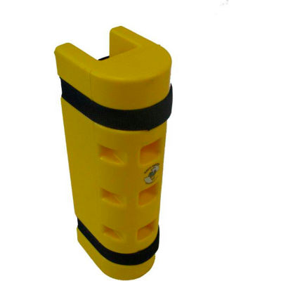 Rack Sentry® Rack Protector, 3-1/4" x 3" Opening, 18"H, Yellow