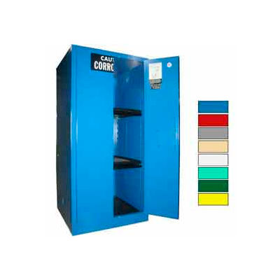Securall® 60-Gallon Manual Close, Acid & Corrosive Cabinet Blue