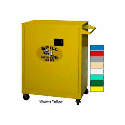 Securall® Mobile Counter High Flammable Spill Containment Cabinet Beige