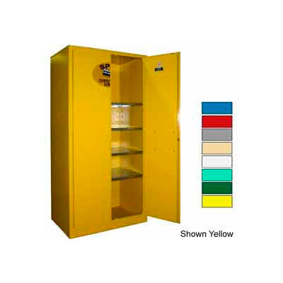 Securall® 36x24x72 Flammable Spill Containment Cabinet Gray