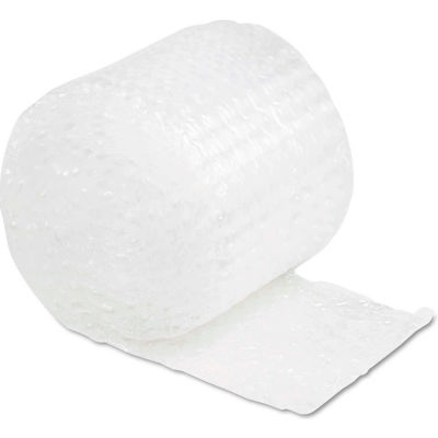 Sealed Air Bubble Wrap® Cushioning Material, 12"W x 30'L x 1/2" Thick, Clear, 1 Roll