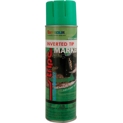 Stripe® Solvent Base Street & Utility Marking Paint 20 oz. Green Fluorescent 20-968, 12/Case