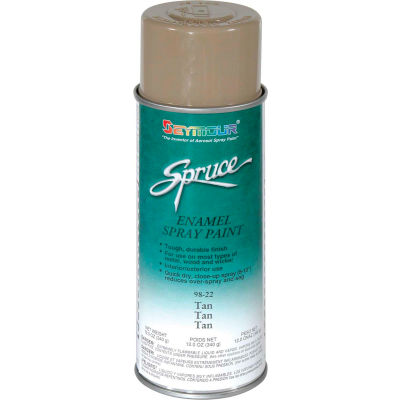 Spruce General Use Spray Paint 16 Oz. Tan 12 Cans/Case - 98-22