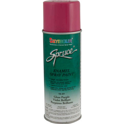 Spruce General Use Spray Paint 16 Oz. Gloss Purple 12 Cans/Case - 98-89