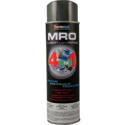 MRO Industrial Enamel 20 Oz. Dark Gray (ANSI49) 6 Cans/Case - 620-1417