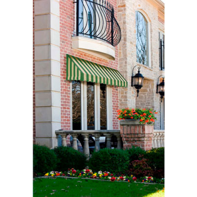 Awntech RF22-4SLCR, Window/Entry Awning 4' 4-1/2" W x 2'D x 2' 7"H Sage/Linen/Cream