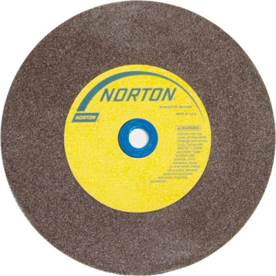 Norton 07660788277 Gemini Bench and Pedestal Wheel 8" x 3/4" x 1" 60 Grit Aluminum Oxide