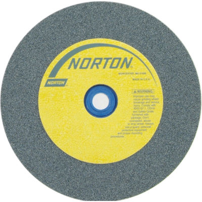 Norton 66252837191 Gemini Bench and Pedestal Wheel 6" x 3/4" x 1" 80 Grit Silicon Carbide