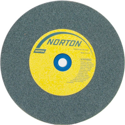 Norton 66253044087 Gemini Bench and Pedestal Wheel 8" x 1" x 1" 60 Grit Silicon Carbide