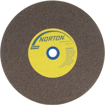 Norton 66253161395 Gemini Bench and Pedestal Wheel 10" x 1-1/2" x 1-1/4" 60 Grit Aluminum Oxide