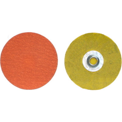 Norton 66261043379 Blaze Quick-Change Cloth Disc 1-1/2" Dia. 120 Grit Seeded Gel Ceramic Type II - Pkg Qty 100