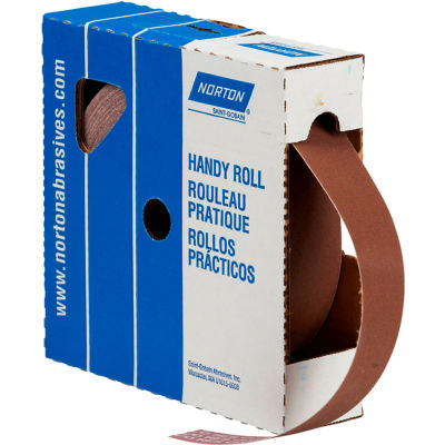 Norton 66261126267 Metalite Cloth Roll 1"W x 50 Yds. Aluminum Oxide P400 Grit