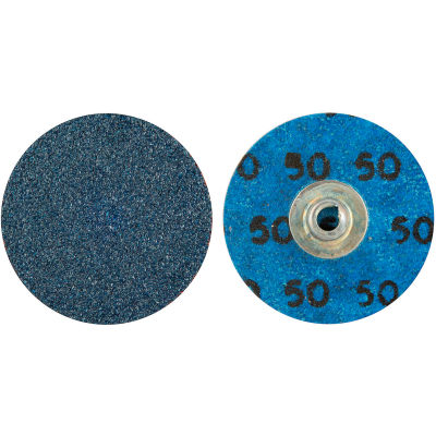 Norton 66261138634 BlueFire Quick-Change Cloth Disc 2" Dia. 60 Grit Zirconia Alumina Type II - Pkg Qty 25