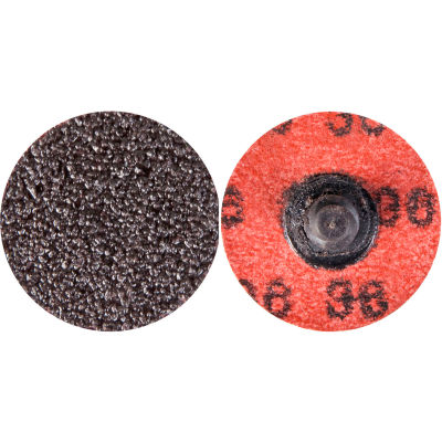 Norton 66623318978 Neon Quick-Change Cloth Disc 1-1/2" Dia. P40 Grit Zirconia Alumina Type III - Pkg Qty 100