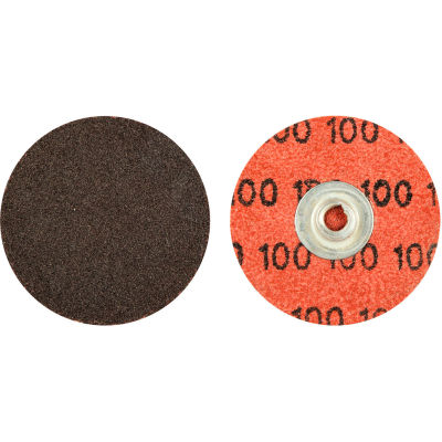 Norton 66623319004 Neon Quick-Change Cloth Disc 2" Dia. P80 Grit Zirconia Alumina Type II - Pkg Qty 100