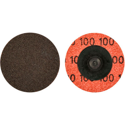 Norton 66623319013 Neon Quick-Change Cloth Disc 2" Dia. P24 Grit Zirconia Alumina Type III - Pkg Qty 100