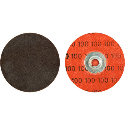 Norton 66623319023 Neon Quick-Change Cloth Disc 3" Dia. P50 Grit Zirconia Alumina Type II - Pkg Qty 50