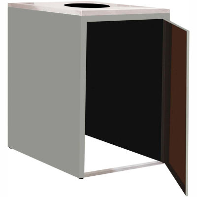 Single Recycle Cabinet - 30"W x 27-3/4"D x 39-15/32"H (Sebring Gray)