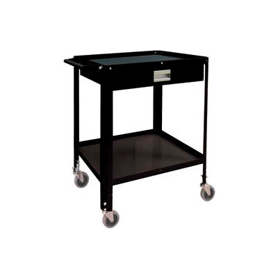 Mini Technician Cart-22-1/4"W x 18-1/4"D x 34'H-Gloss Black