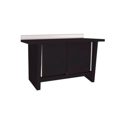 Custom® Series-Stationary, Steel Top, 2 Doors-Gloss Black