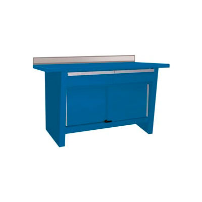 Custom® Series-Stationary, Stainless Steel Top,2 Drawers/2 Doors-Blue