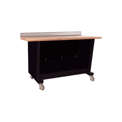 Custom® Series-Portable, Hardwood Maple Top, open-Gloss Black
