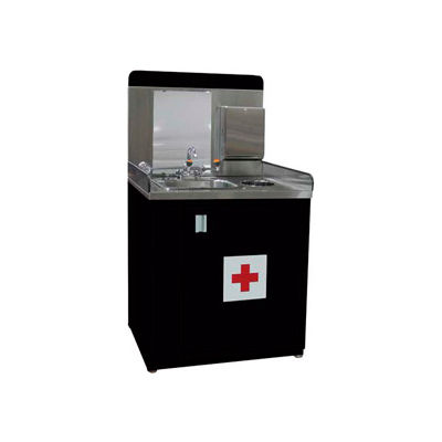 Shure Safety Station-36"W x 30"D x 66-1/2"H-Gloss Black