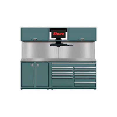 Shuretech STS-S1-8' Bench System-Sebring Grey