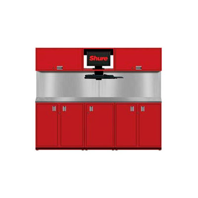 Shuretech STS-S2-8' Bench System-Carmine Red