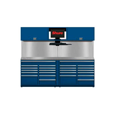 Shuretech STS-S3-8' Bench System-Monaco Blue