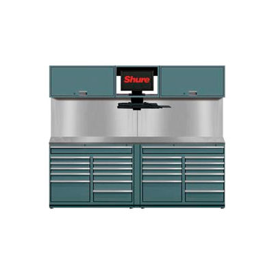 Shuretech STS-S3-8' Bench System-Sebring Grey