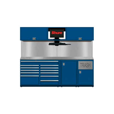 Shuretech STS-S4-8' Bench System-Monaco Blue