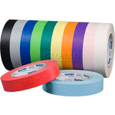 Shurtape® Crepe Paper Masking Tape, CP 631, General Purpose, 24mm x 55m, Light Blue - Pkg Qty 36